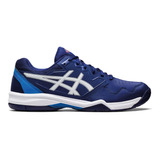 Tenis Asics Gel-dedicate 7 Diveblue/white Hombre