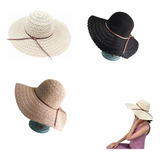 Elegante Sombrero De Sol Para Mujer, 3 Unidades.