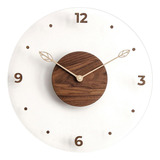 Reloj De Pared Redondo De Madera, Reloj De Pared Grande,