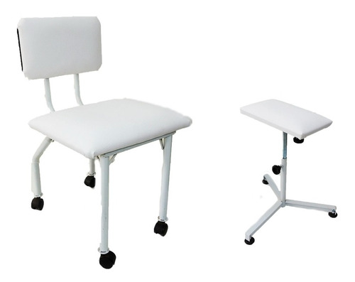 Silla + Posa Pie Pedicuria Regulable +envío Gratis + De 30 Colores