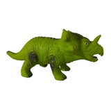 Dinosaurio Triceratops Mediano Juguete Muñeco De Goma Niño