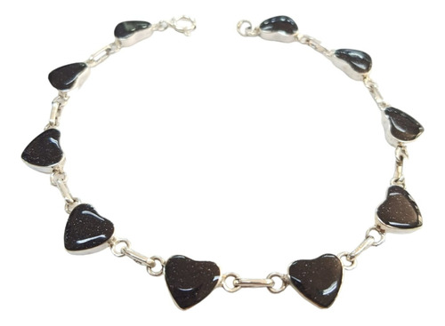 Pulsera Luvia De Estrellas Corazón Plata 950