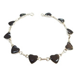 Pulsera Luvia De Estrellas Corazón Plata 950