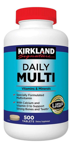 Multivitaminico,daily Multi 500 Tabletas,kirkland