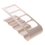 Organizador Control Remoto 4 Lugares Plástico Color Crema