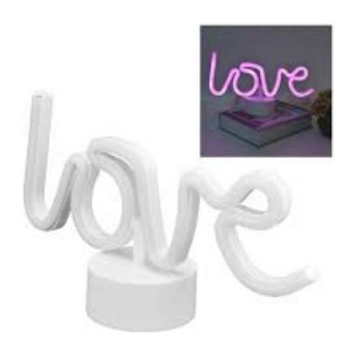 Lampara Decorativa Love Con Pilas