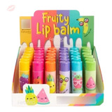 Lip Balm Infantil Fruity Febella Box Com 36 Unidades 