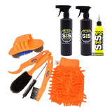 Kit Limpieza Lubricante Desengrasante Cera Bicicletas S