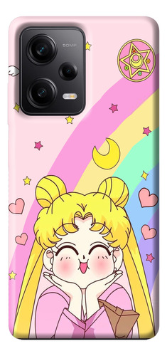Estuche Sailor Moon Arcoiris Rainbow Para iPhone Samsung