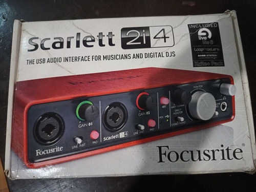 Interface De Audio Focusrite Scarlett 2i4