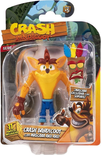 Figura Crash Bandicoot Articulado - Crash Bandicoot