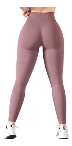 Leggins Deportivos De Lycra Galasport Scrunch Push Up Gym Sc