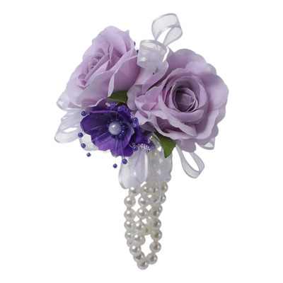 Brazalete De Muñeca Con Flores Artificiales, Ligero Y Versát