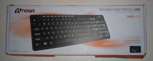 Teclado Pc Usb Noga Nkb-410 Nuevo