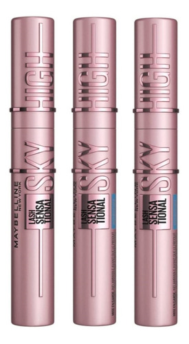 Maybelline New York Lash Sensational Sky High 3 Pack Color Black Lavable