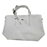 Bolsa Lacoste Crossbody Para Mujer White Blanca