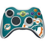Skinit Nfl Miami Dolphins Mando Inalámbrico Xbox 360 Skin -