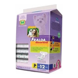 Kit Fralda Descartável P/ Cães Chalesco 24 Unid. Tam. P