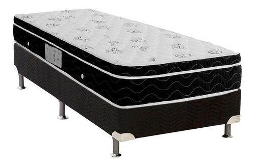 Cama Box Americana Ortobom Physical  Solteiro De 188cmx88cm Nobre