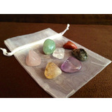 Set Cuarzos O Piedras De Los 7 Chakras - Gemoterapia Y Reiki