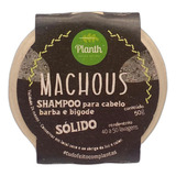 Machous Shampoo Sólido Vegano Planth 50g -cabelo,barba E