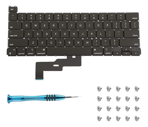 Kit Repuesto Teclado Con Tornillos Y Destornilladores Para M