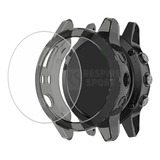 Capa Case Compatível Com Fenix 6x Pro 51mm Solar + Película