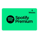 Cartão Spotify Premium Gift Card Digital - 06 Meses