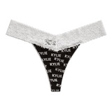 Colaless Algodón Kylie Jenner Lace Trim Thong Tu S/xl