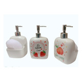 Dispenser Detergente Jabón Liquido Ceramica 