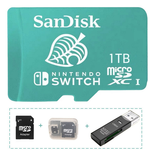 Memoria Micro Sd De 1 Tb Para Nintendo Switch 4k 100 Mb/s Cn