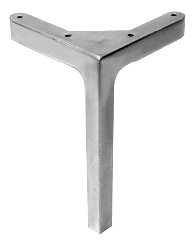 Pata De Aluminio Modelo Ele Larga Para Sillón Mueble Mesa