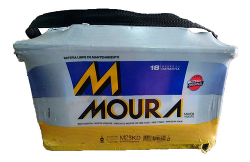 Bateria Moura Oem Fiat Uno 1989-1994