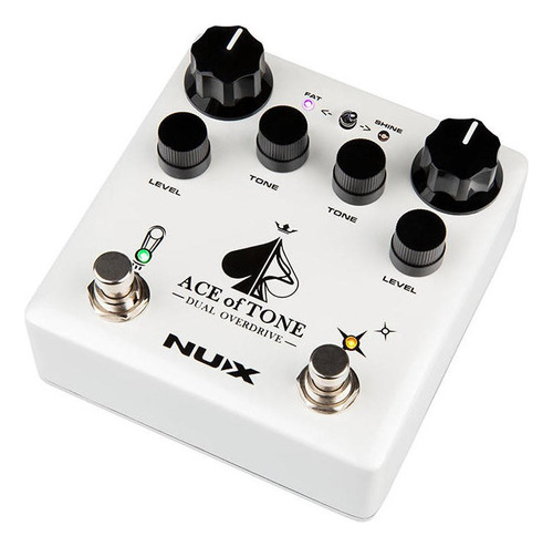 Pedal Guitarra Nux Ndo-5 Ace Of Tone Dual Overdrive Prm