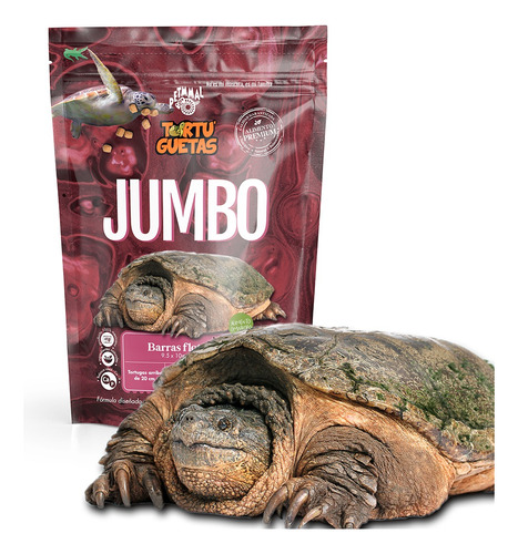 Comida Para Tortugas Grandes +de 20cm Tortuguetas Jumbo 300g