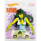 Camión Hot Wheels Custom Dodge 77 Van The She Hulk Real Ride