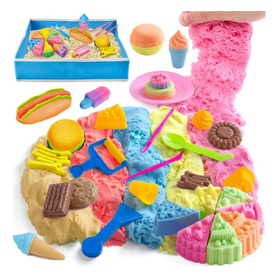 Set Arena Magica Moldeable Kinetica Didactico Niños