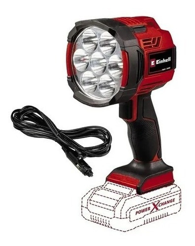 Linterna Inalámbrica Einhell Te-cl 18/2500 Liac-solo Color De La Luz Blanco