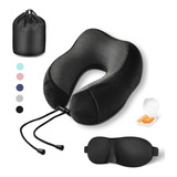 Almohada De Viaje 100% Espuma Viscoelástica Cuello