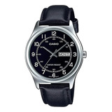 Reloj Casio Quartz Mtpv004 Hombre Acero Fechador 