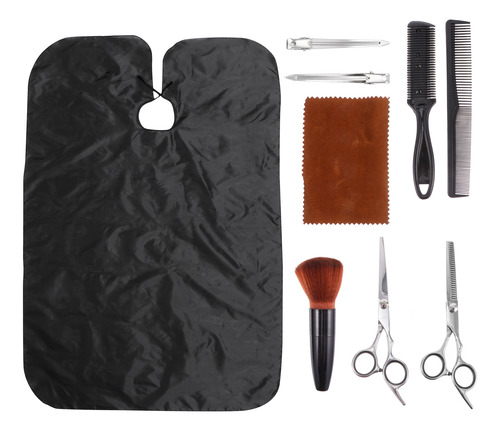 Set De Corte De Pelo Barber Salon Cape, 10 Unidades