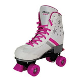 Patins Roller Skate Branco 39 Ao 42 C/regulagem - Fenix