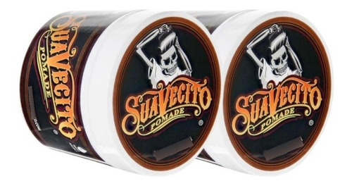 2pack Pomada Suavecito Original Hold Para Cabello 4oz