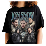 Camiseta Jon Snow, Playera Game Of Thrones Warrior