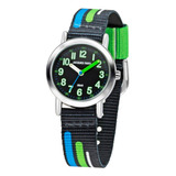 Reloj Para Niño Verde Y Azul Jacques Farrel Kps403