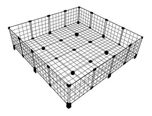 Cercado Porquinho Da Índia Com Fundo E Pés 120x120xcm