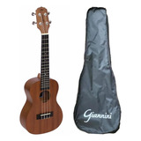 Ukulele Concert Giannini Guk-23 Acústico Nylon Com Bag Cor Walnut Satin