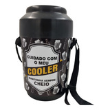 Cooler Lata De Cerveja Caixa Térmica Redondo Para 12 Latas P