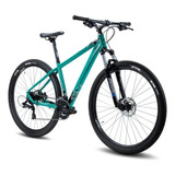 Bicicleta Alubike Sierra R27.5 Esmeralda Aluminio 24v Color Verde Tamaño Del Cuadro M