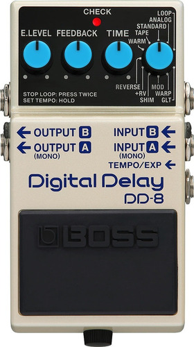 Pedal De Efecto Para Guitarra Digital Delay Boss Dd-8